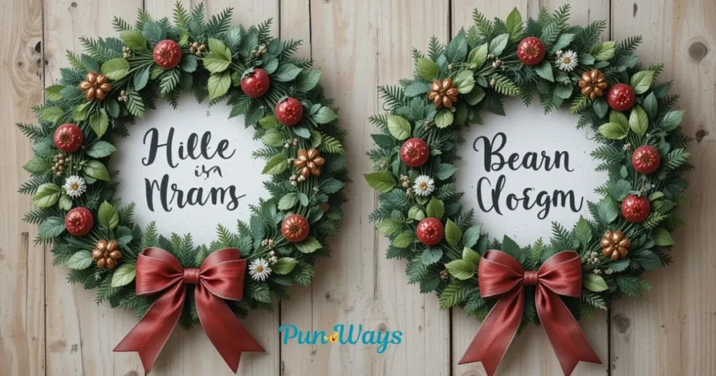 Christmas Wreath Puns