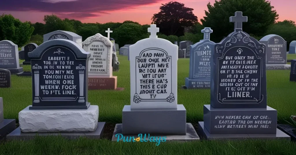 Funny Cemetery One Liner Jokes