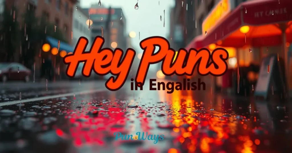 Hey Puns In English