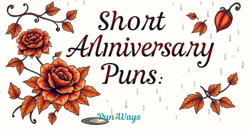 Short Anniversary Puns