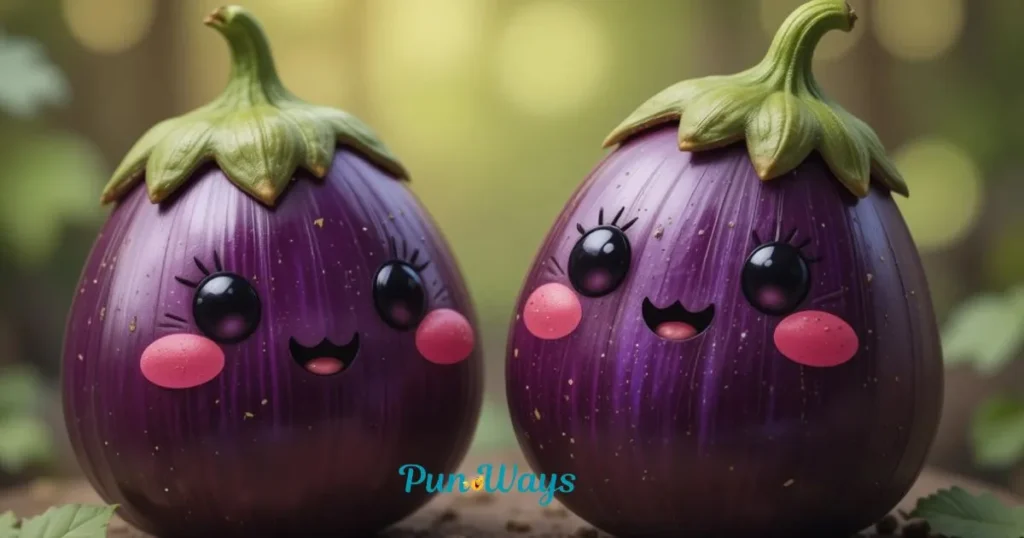 Cute Eggplant Puns