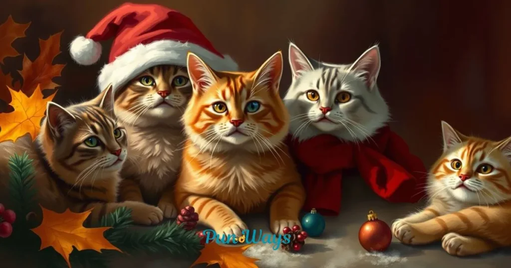 Cat Christmas Puns
