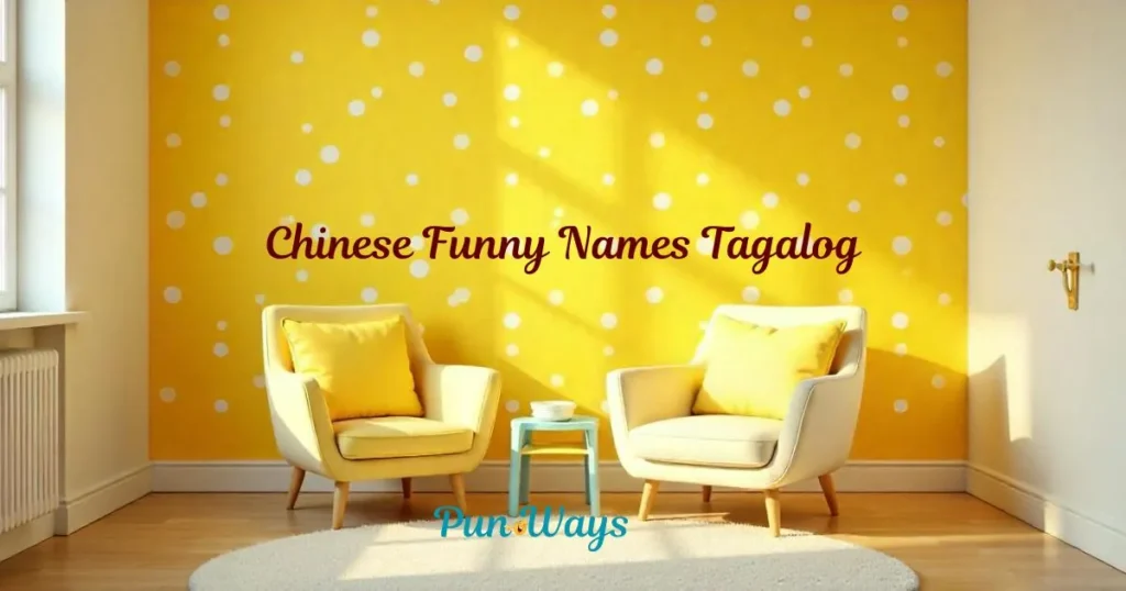 Chinese Funny Names Tagalog