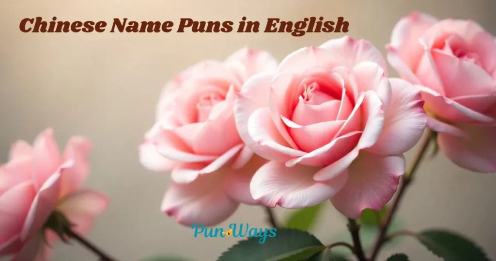 Chinese Name Puns In English