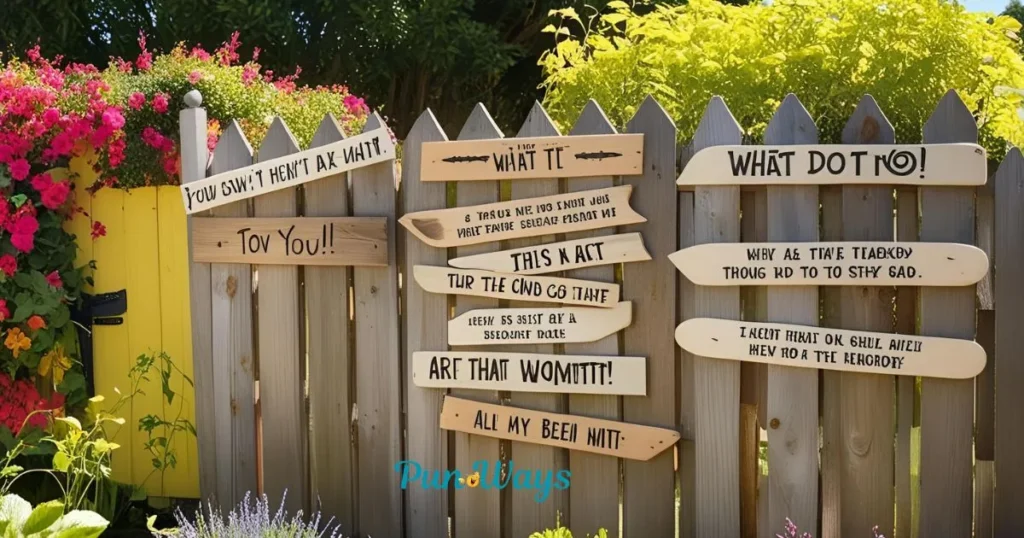 Fence Puns