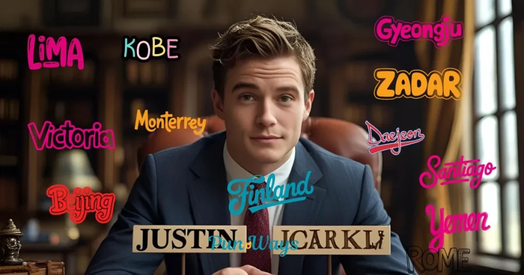 Justin Puns Names