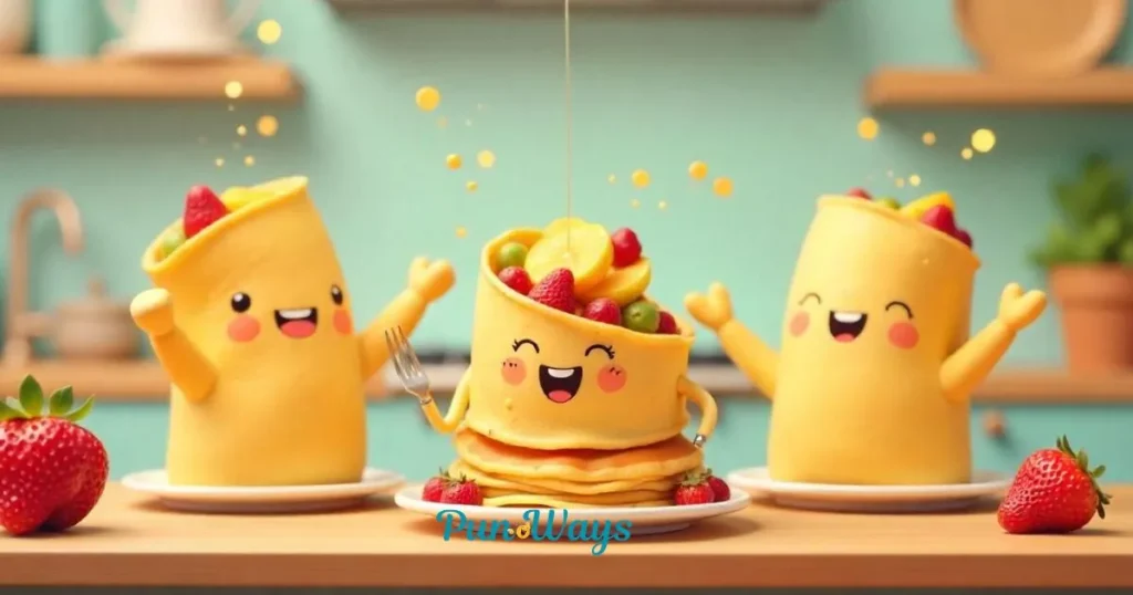 Lovely Crepe Puns Captions