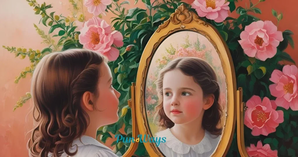 Mirror Puns Captions