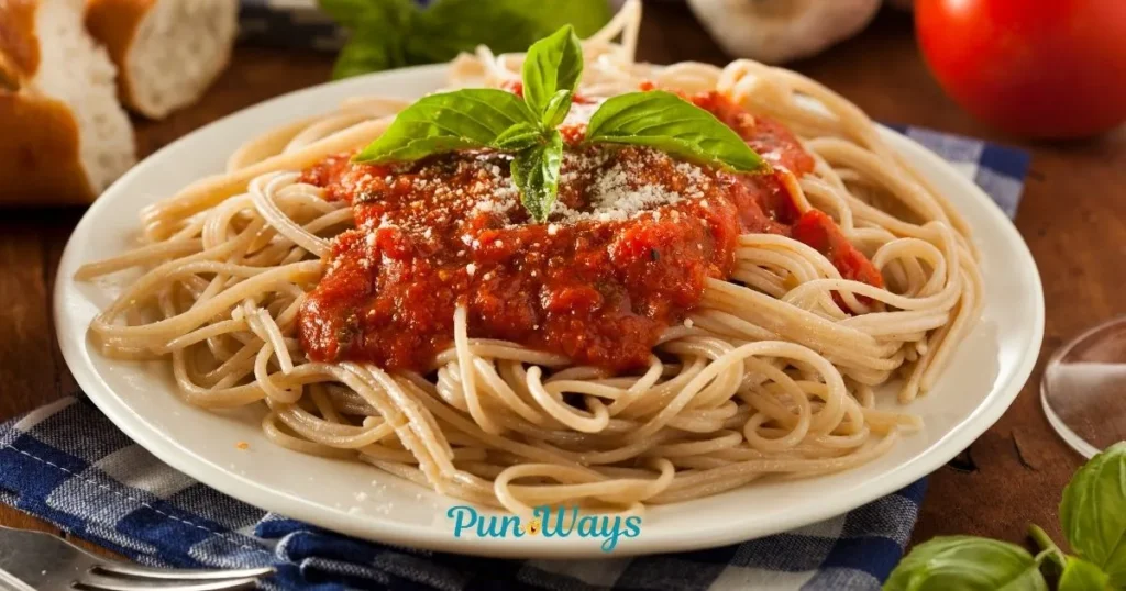 Clever Wordplay With Spaghetti