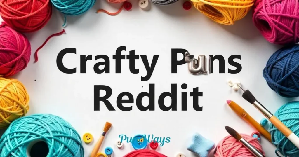 Crafty Puns Reddit