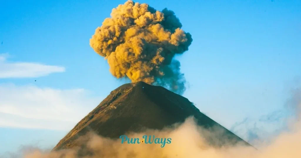 Volcano Puns Captions