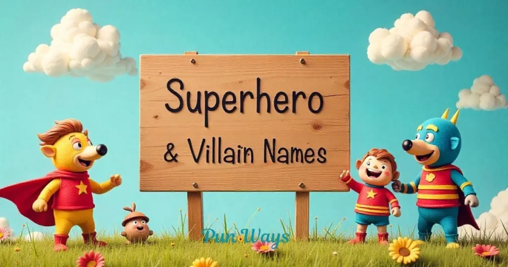 Superhero And Villain Parody Names